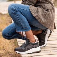 Renato Garini - Women's Lace Zip Fashion Sneaker