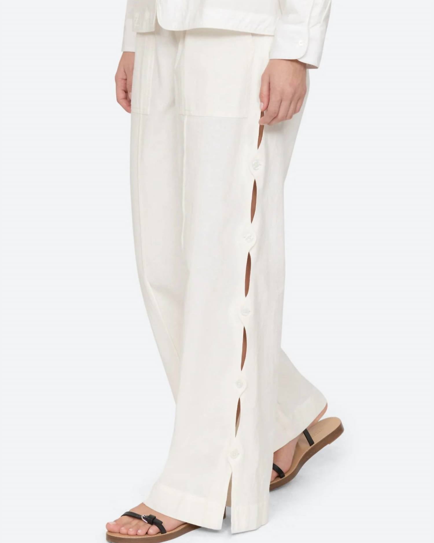 SEA Women's Shai Pants in cream - women's pants - alternate view