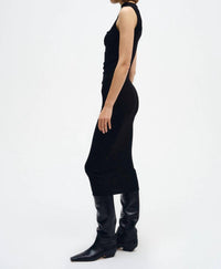 Enza Costa - Silk Knit Sleeveless Twist Midi Dress