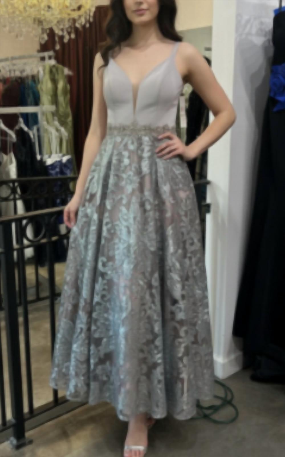Coya Collection - Floral Sequin Dress