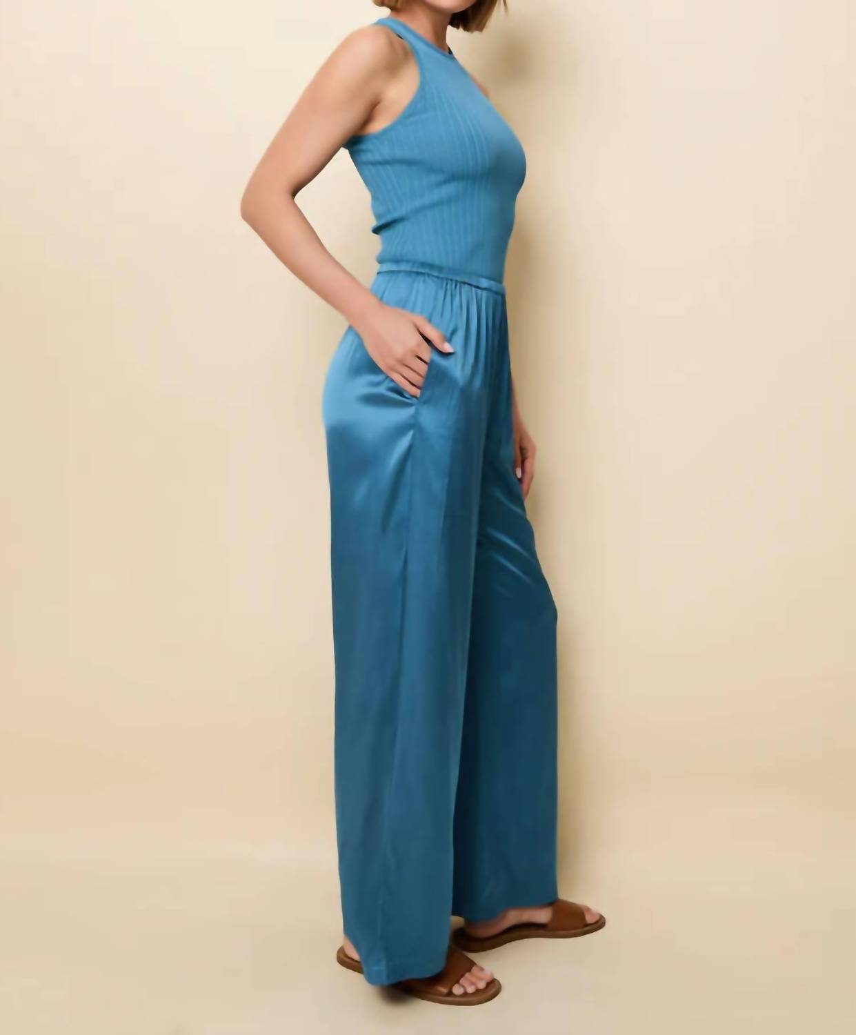 Solid & Striped - Monaco Satin Pant