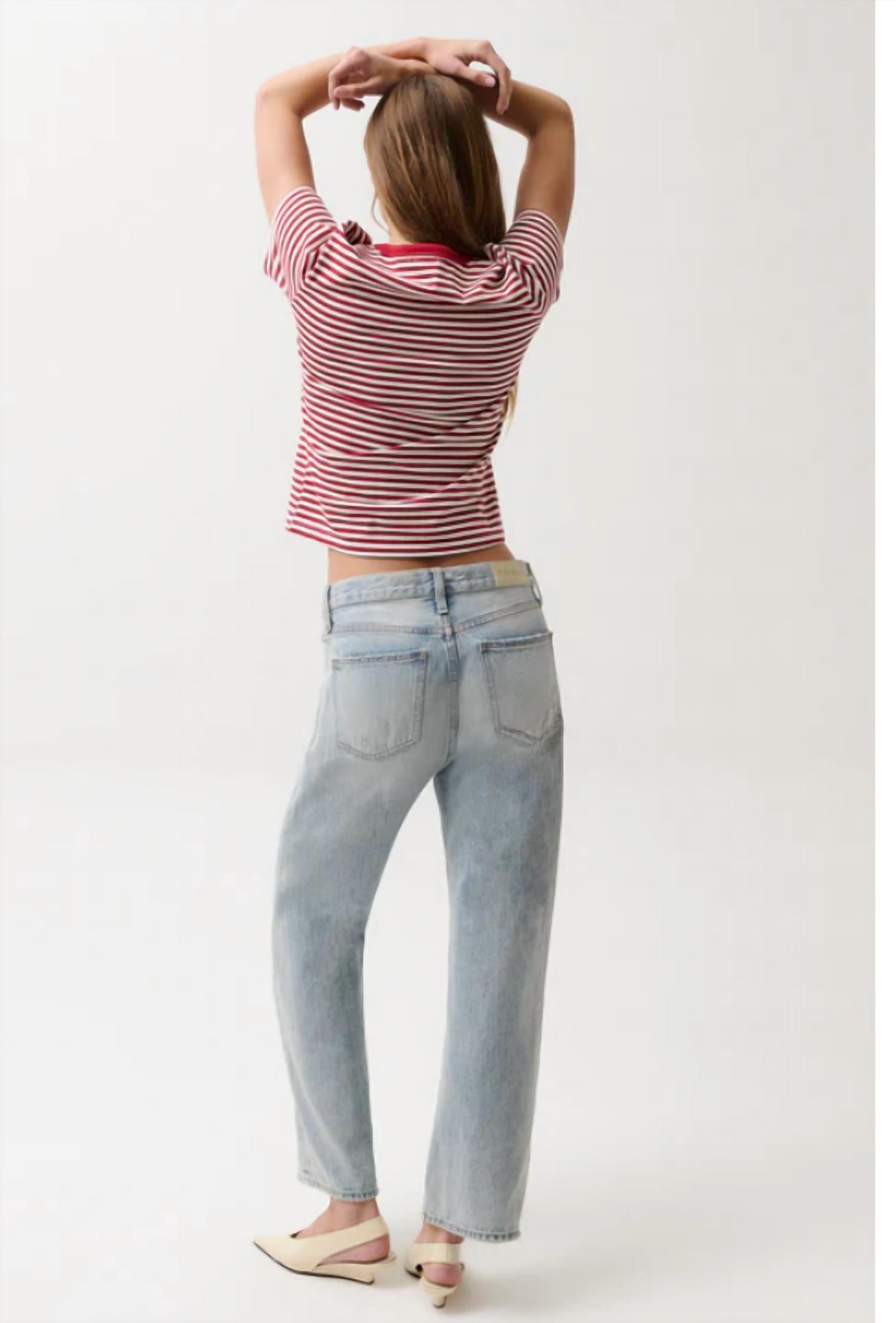 Pistola - Lexi Bowed Straight Jean