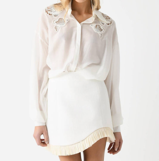 Clea - Ainsley Embroidered Shirt