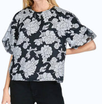Joy Joy - RUCHED SHOULDER TOP