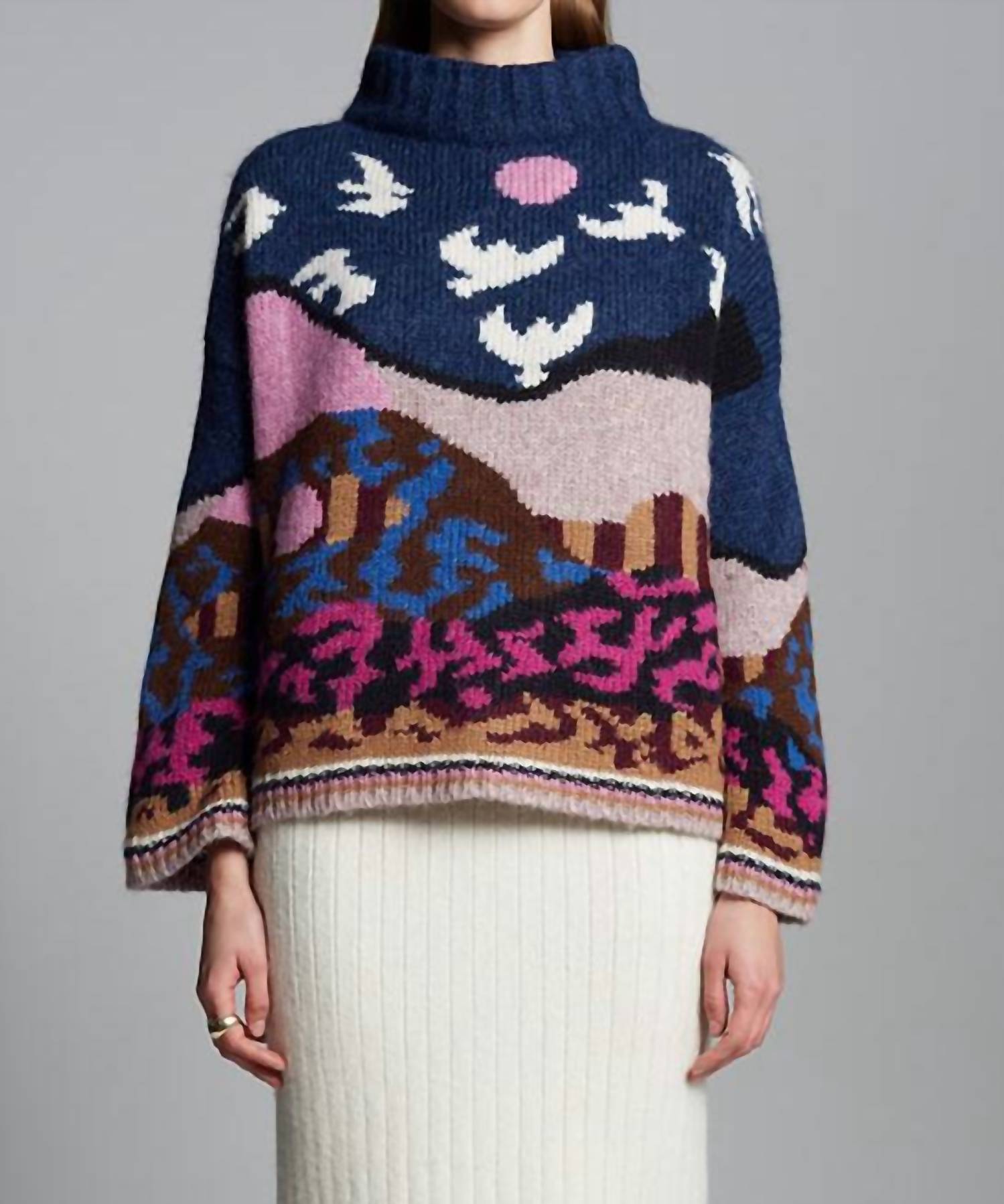 Eleven Six - Caroline Mock Neck Sweater