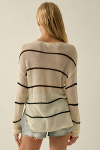 Promesa - Ally Oversized Striped Sweater