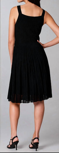 Eileen Fisher - Refined Viscose Pleated Surplice Dress