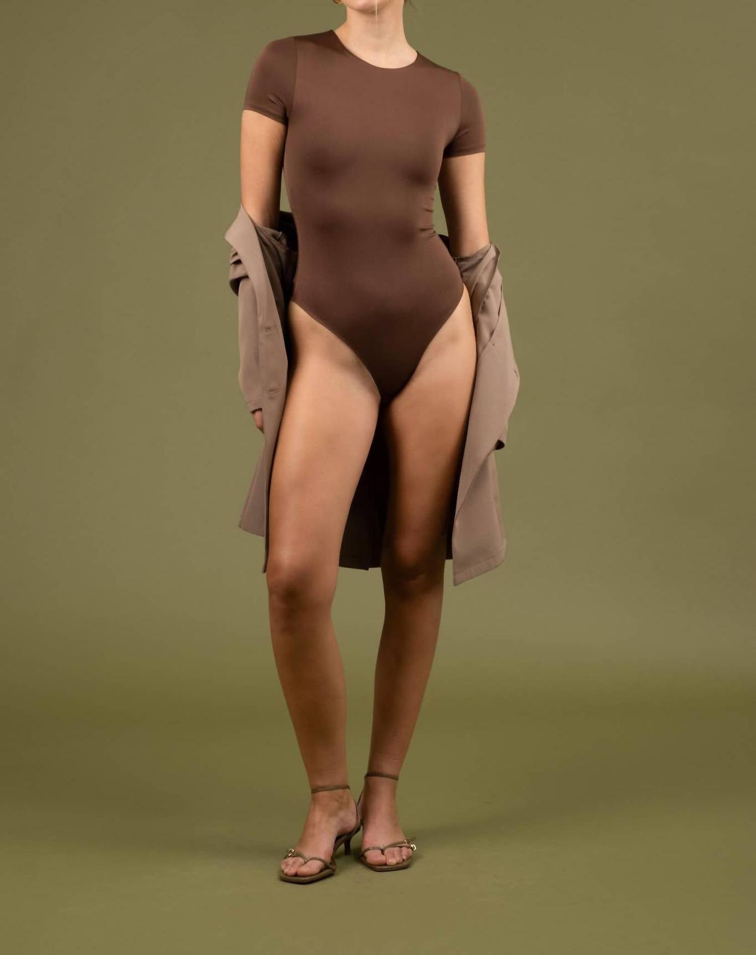 The Workshop Studio - Round Neck Short Sleeve Bodysuit