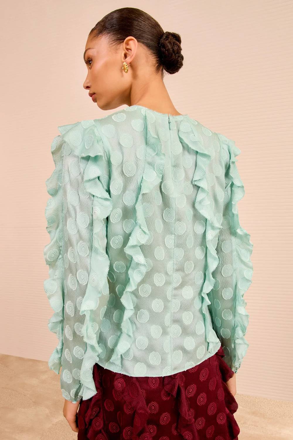 Ulla Johnson - Della Cascading Ruffle Blouse