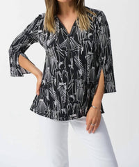 Joseph Ribkoff - V-neck Pullover