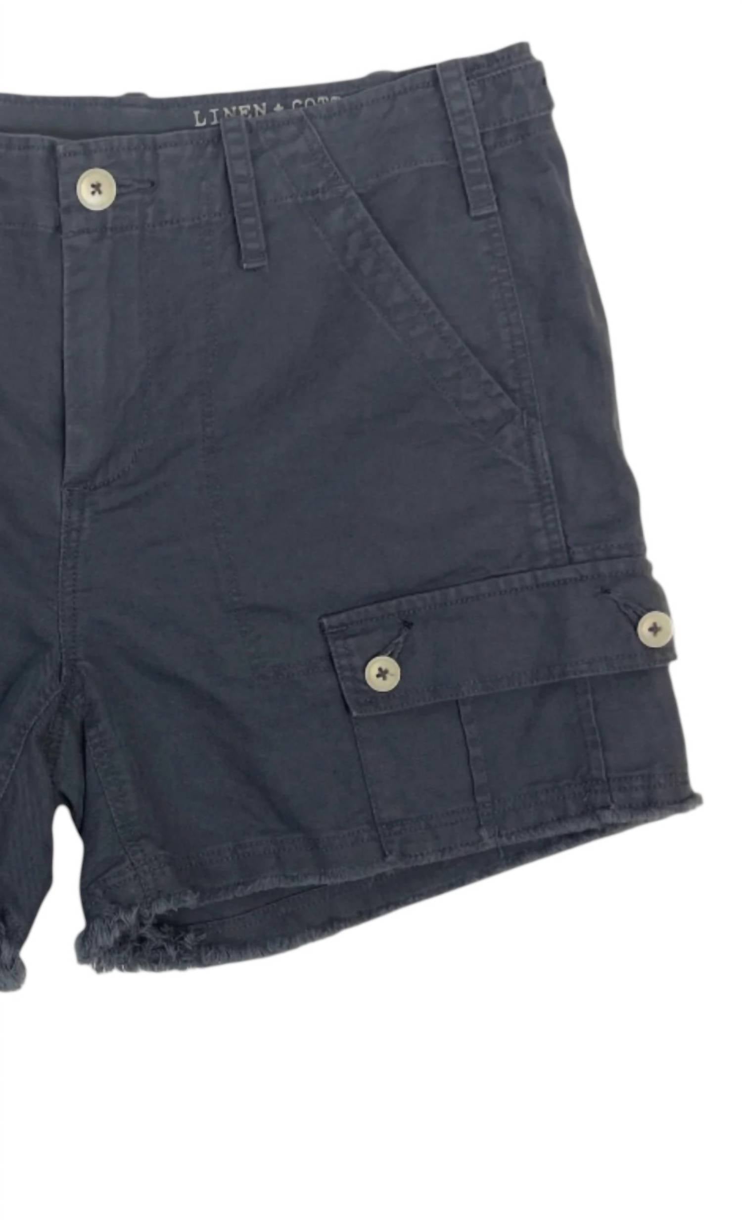 G1 - Women Linen Cotton Drill Shorts