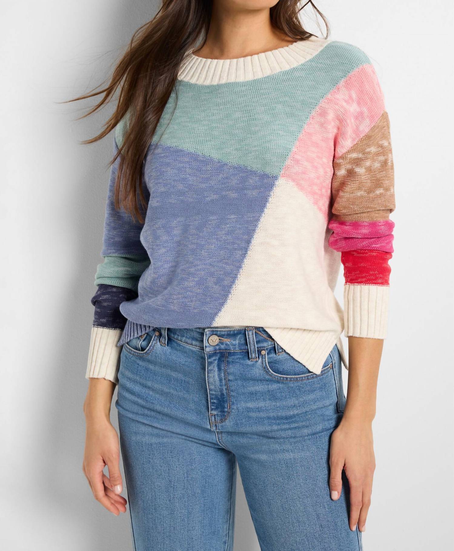 Nic + Zoe - Color Crossing Sweater