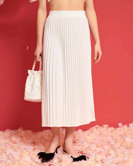 Ghospell - Carolina Pleated Midi Skirt