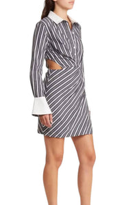 Moon River - Lauren Striped Mini Dress