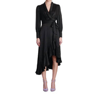 Zimmermann - Silk Wrap Midi Dress