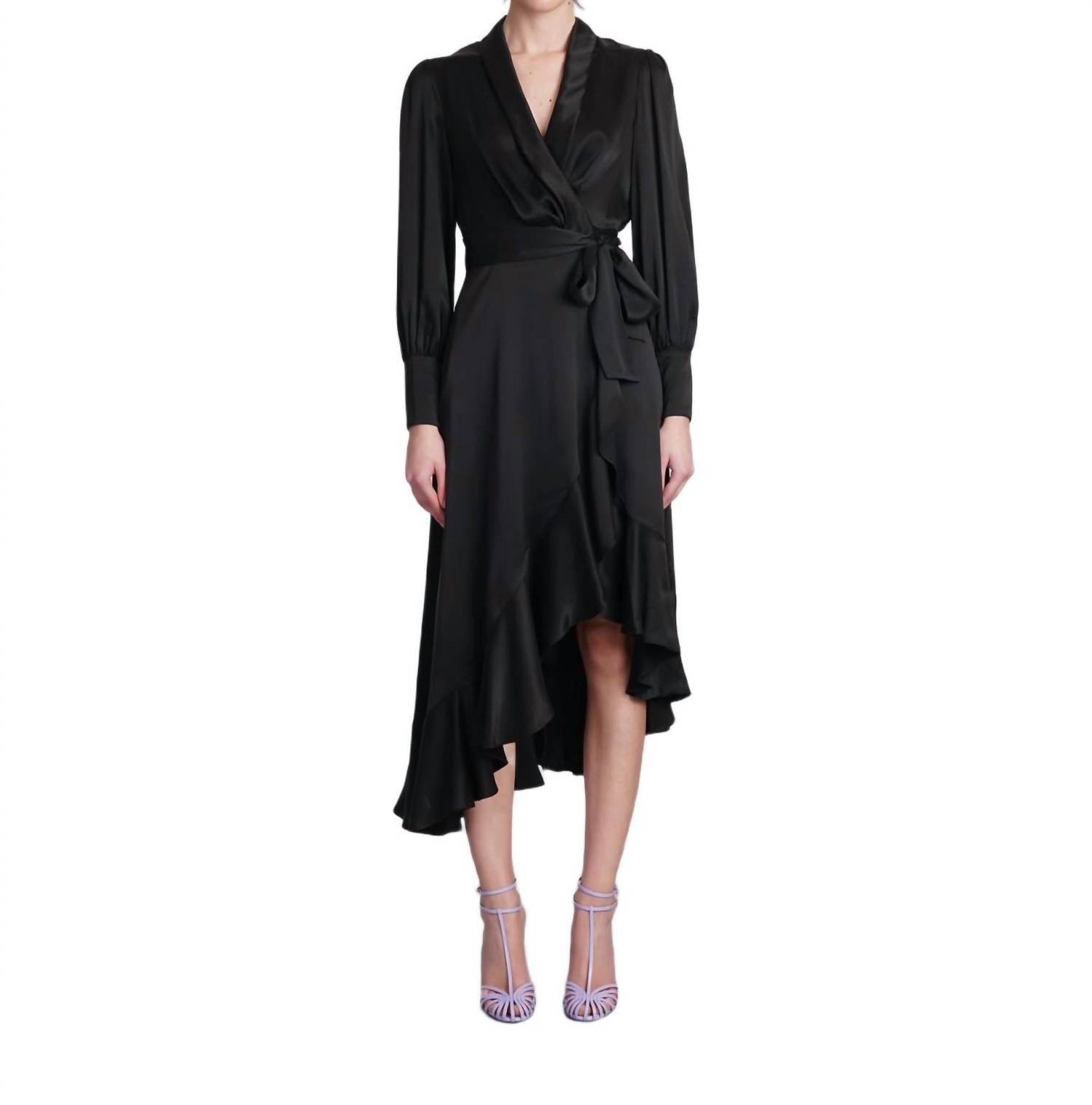 Zimmermann - Silk Wrap Midi Dress