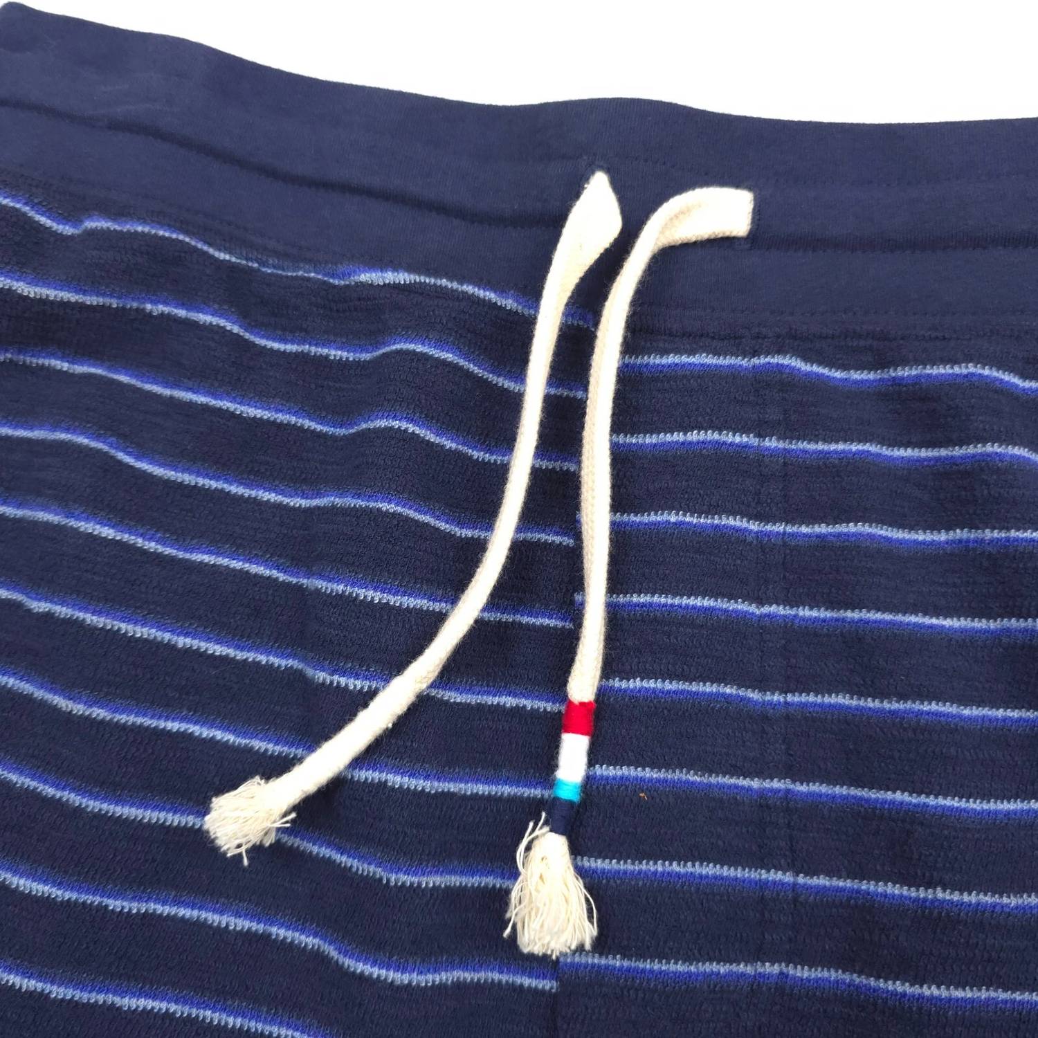SOL ANGELES Men's Capri Stripe Short in blue - men's shorts - detail view
