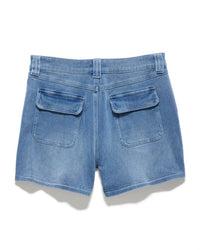 Flags & Anthem - Amorita Knit Denim Cargo Shorts