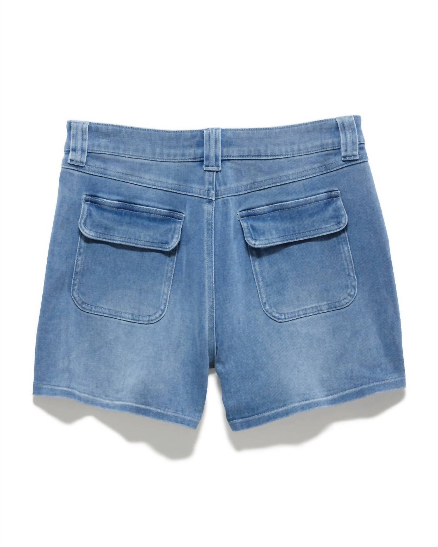 Flags & Anthem - Amorita Knit Denim Cargo Shorts
