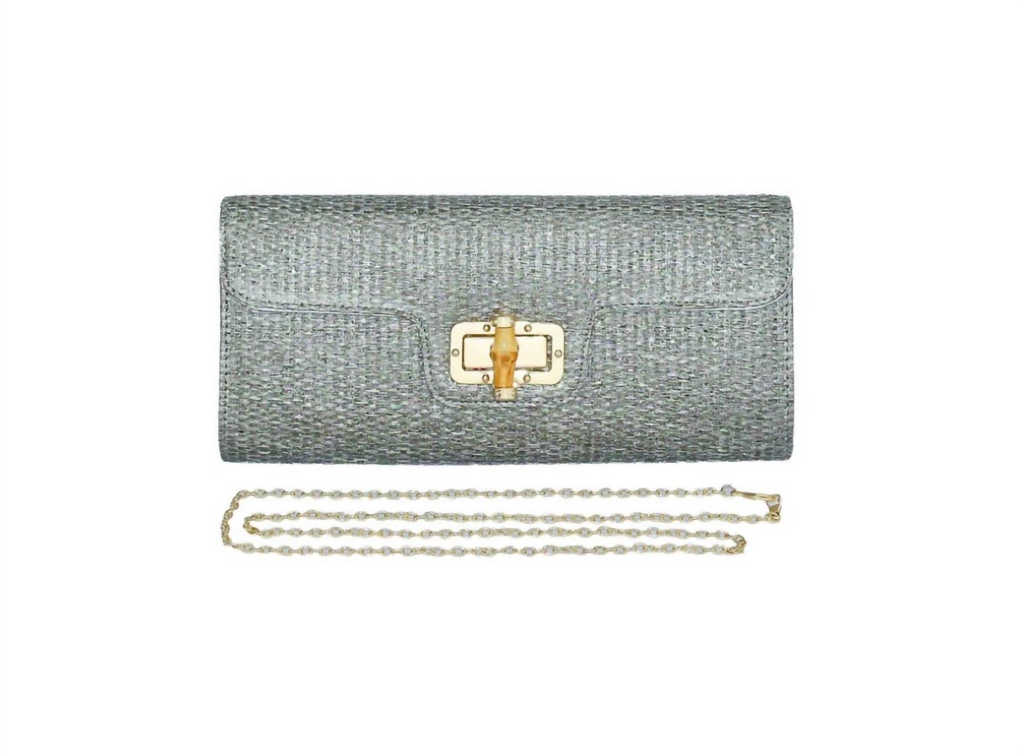 Bc Handbags - Women's Bamboo Buckle Clutch