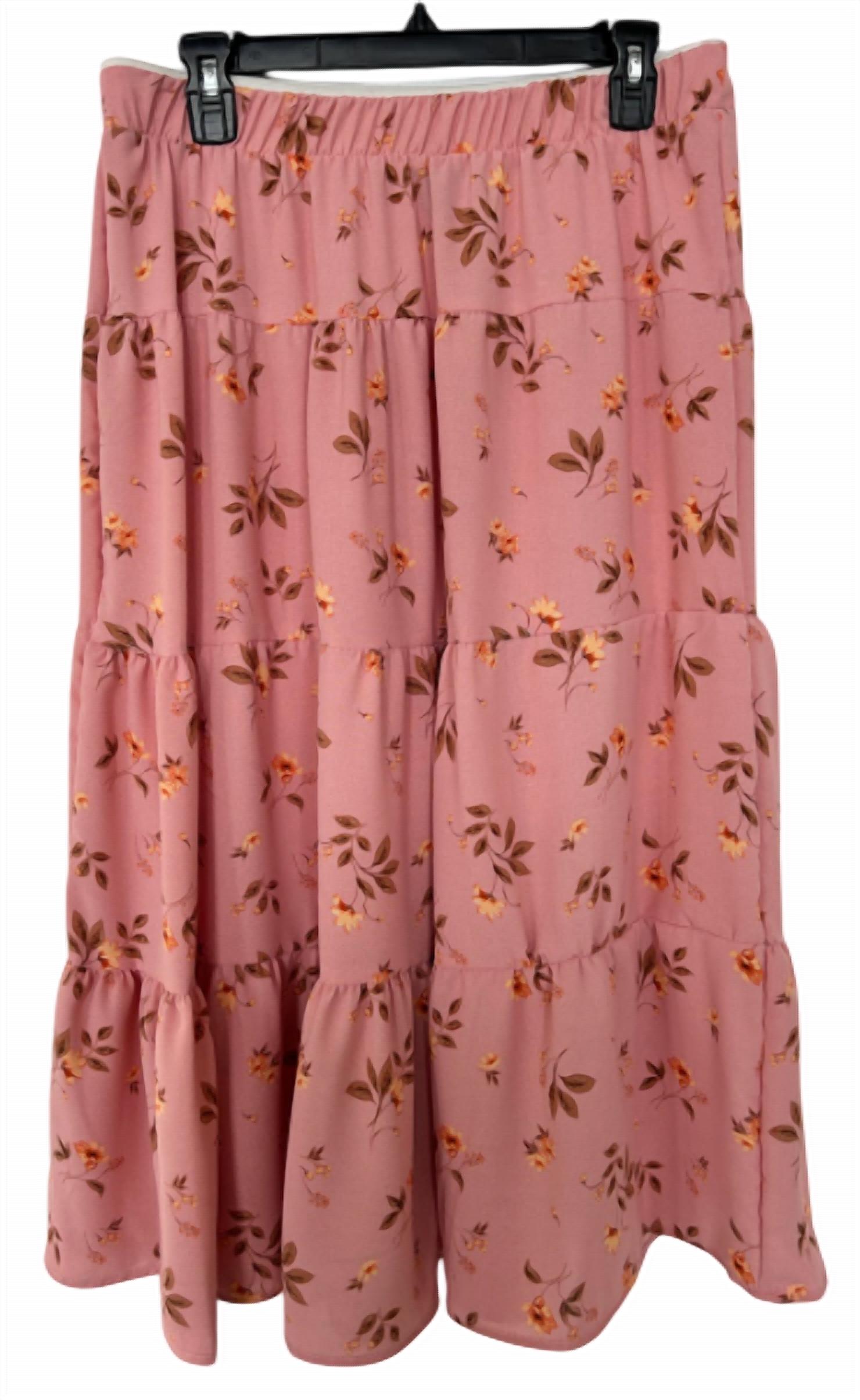Aqua - Tiered Midi Skirt