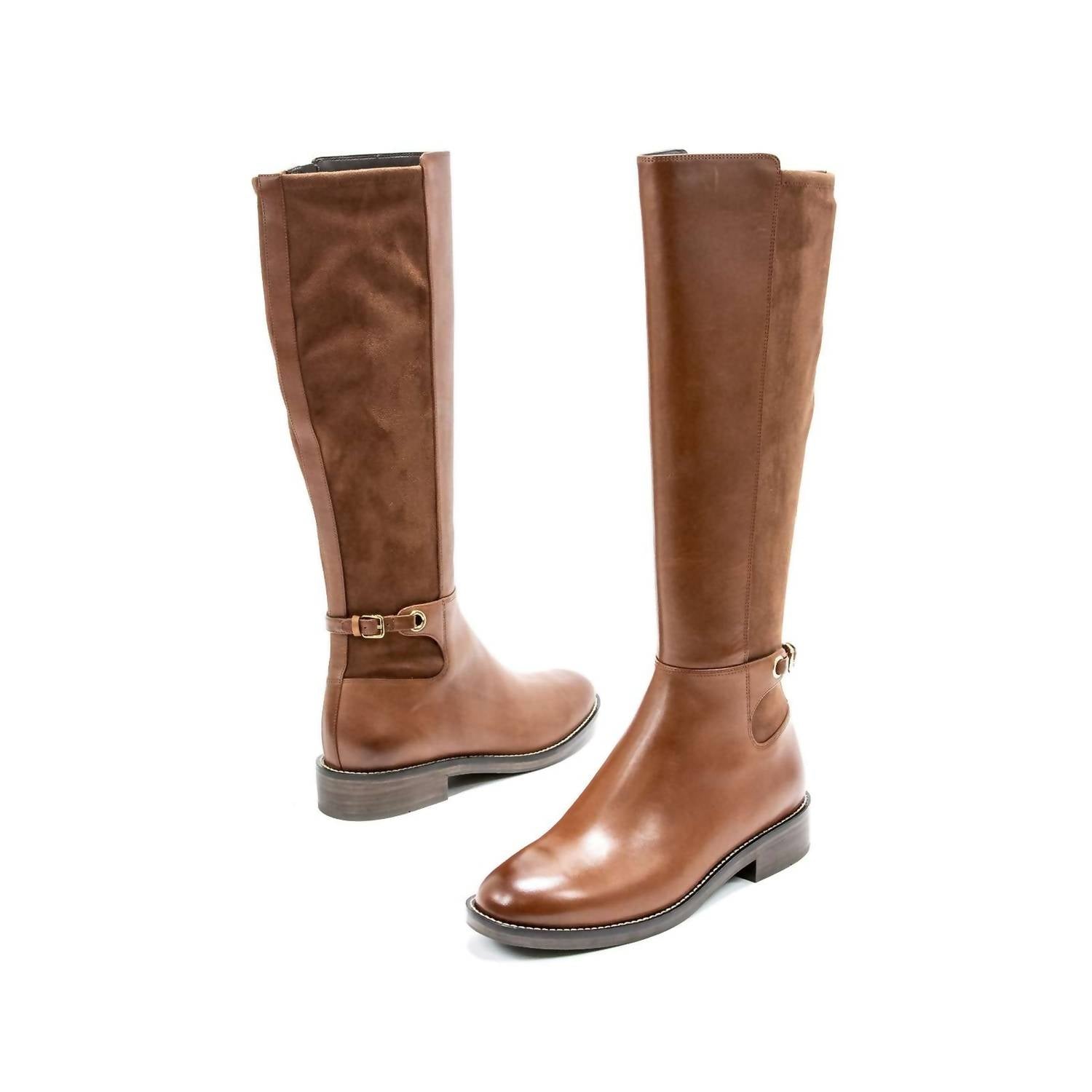 COLE HAAN Women's Parker Grand Stretch Knee High Boot in cherry mahogany - women's shoe - view 5