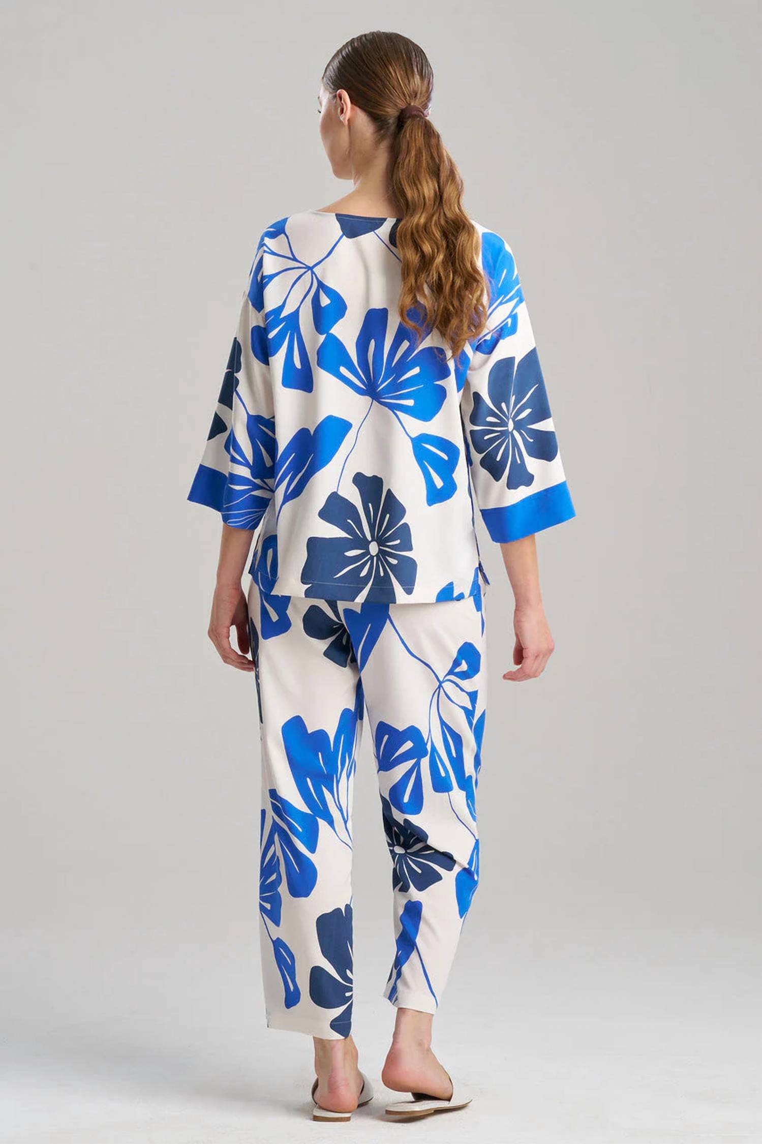 Natori Palma Pj Set in blue - women's intimate - detail view