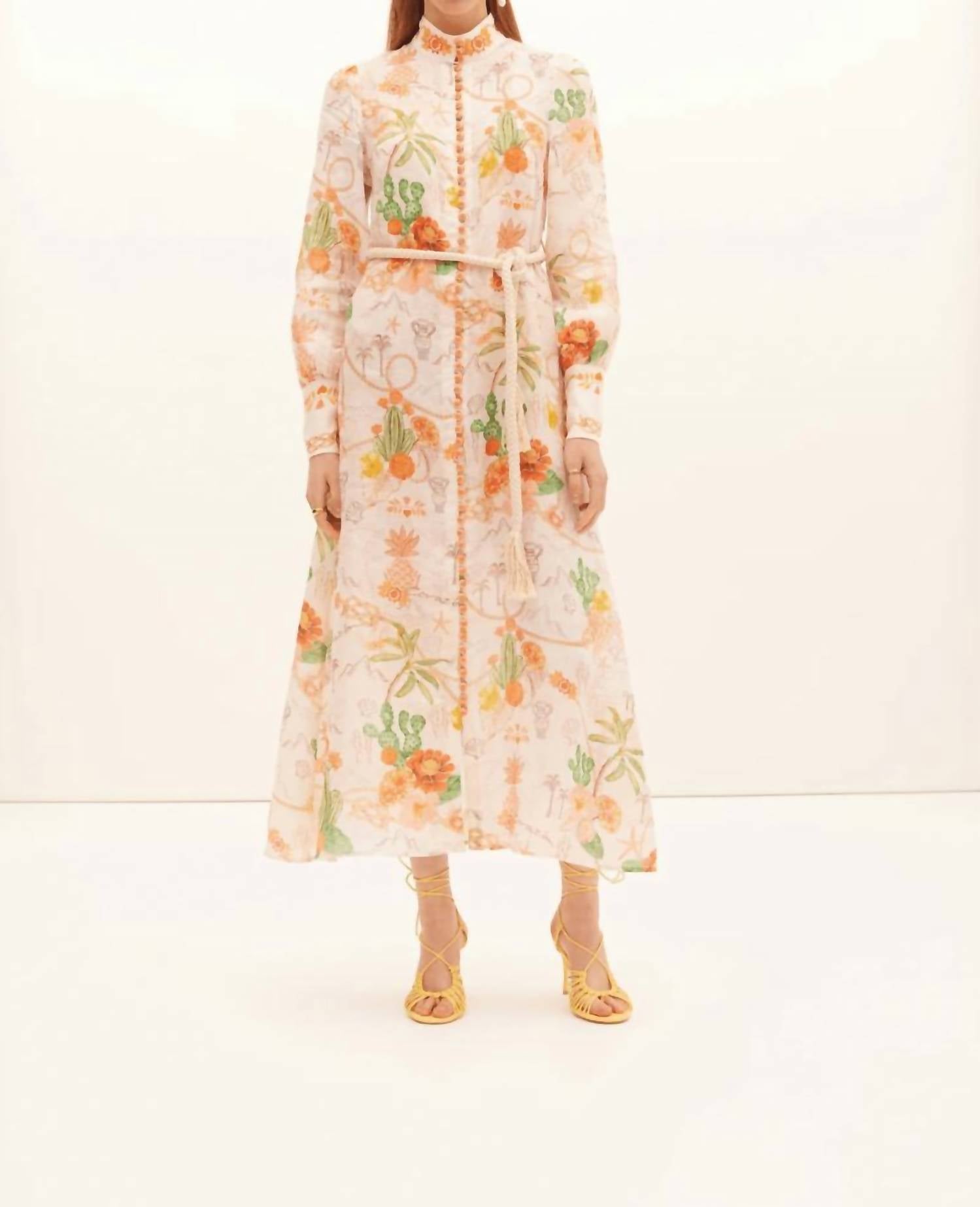 Kate Ford - Tacana Button Maxi Dress