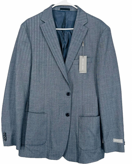 Michael Kors - Men's Classic Fit Herringbone Woven Sport Jacket