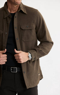 Jachs New York - Brushed Knit Long Sleeve Overshirt