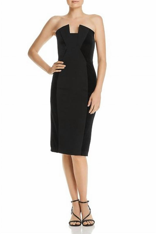 Black Halo - Lena Strapless Sheath Dress