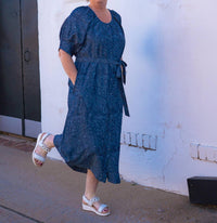 Uncle Frank - Tucked Sleeve Denim Dress