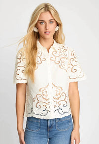 Caballero - Kenzie Button Front Top