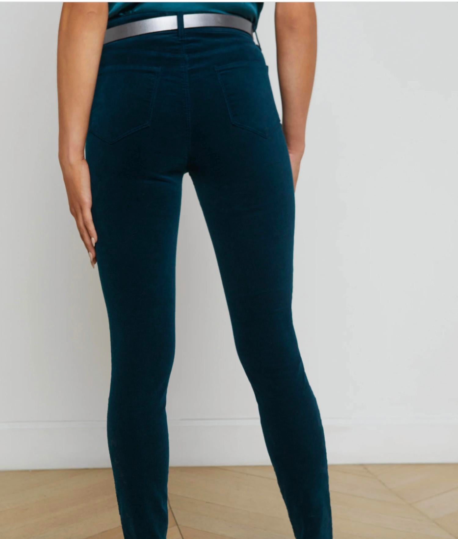 L'Agence - Monique Velvet Skinny Jeans