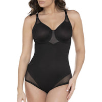 Miraclesuit Sexy Sheer Shaping Bodysuit in black - women's shirt