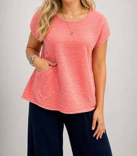 Storyline Collection - Bubble Gauze Pocket Top