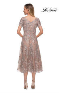 La Femme - Tea Length Tulle Dress