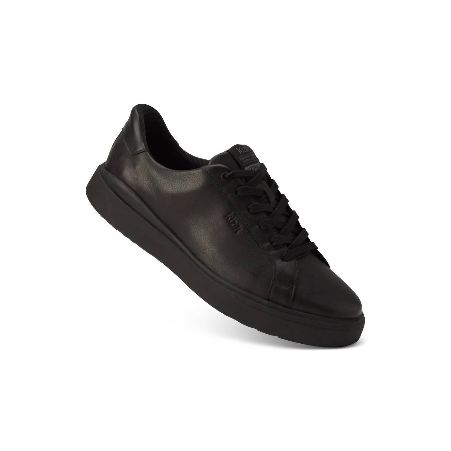 kizik Men’s Vegas 2 Hands-free Sneakers in black - men's sneaker - detail view