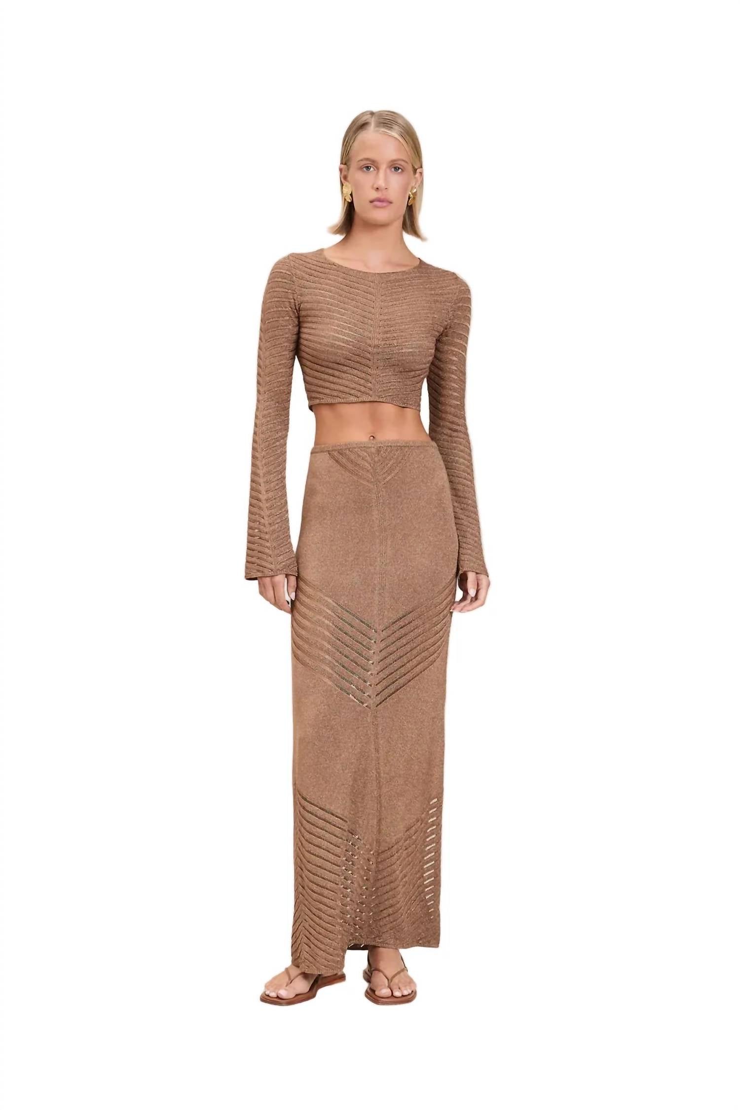 Devon Windsor - Raya Knit Top