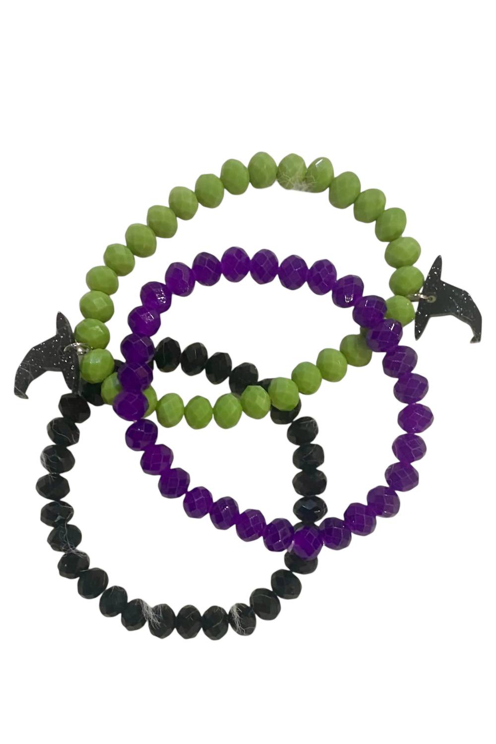 Sparkly South Wholesale Women's Wicked Beaded Bracelet Set in multi - women's jewelry