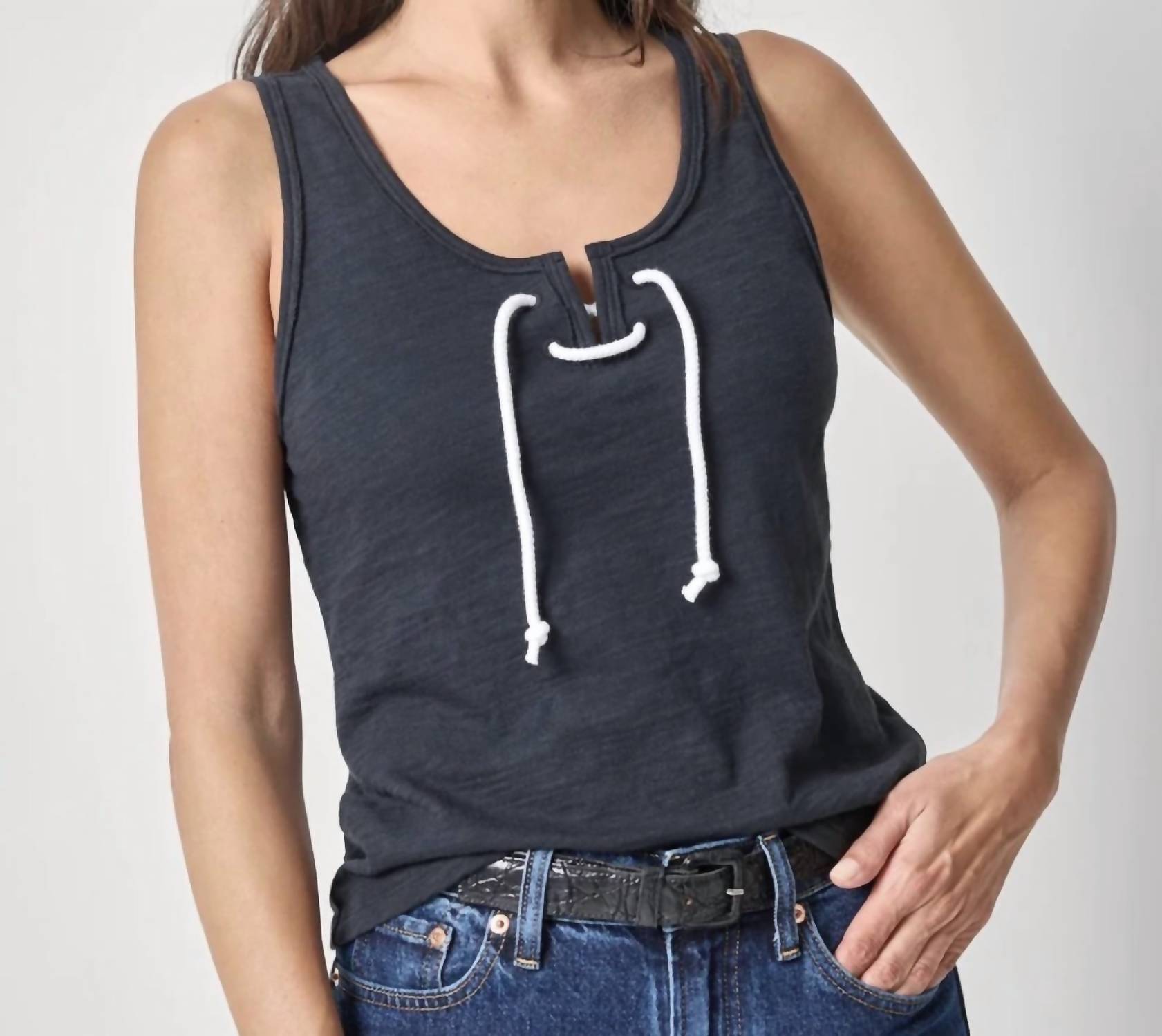 Lilla P - Lace Up Tank