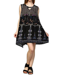Velzera - Sleeveless Keyhole Mini Dress