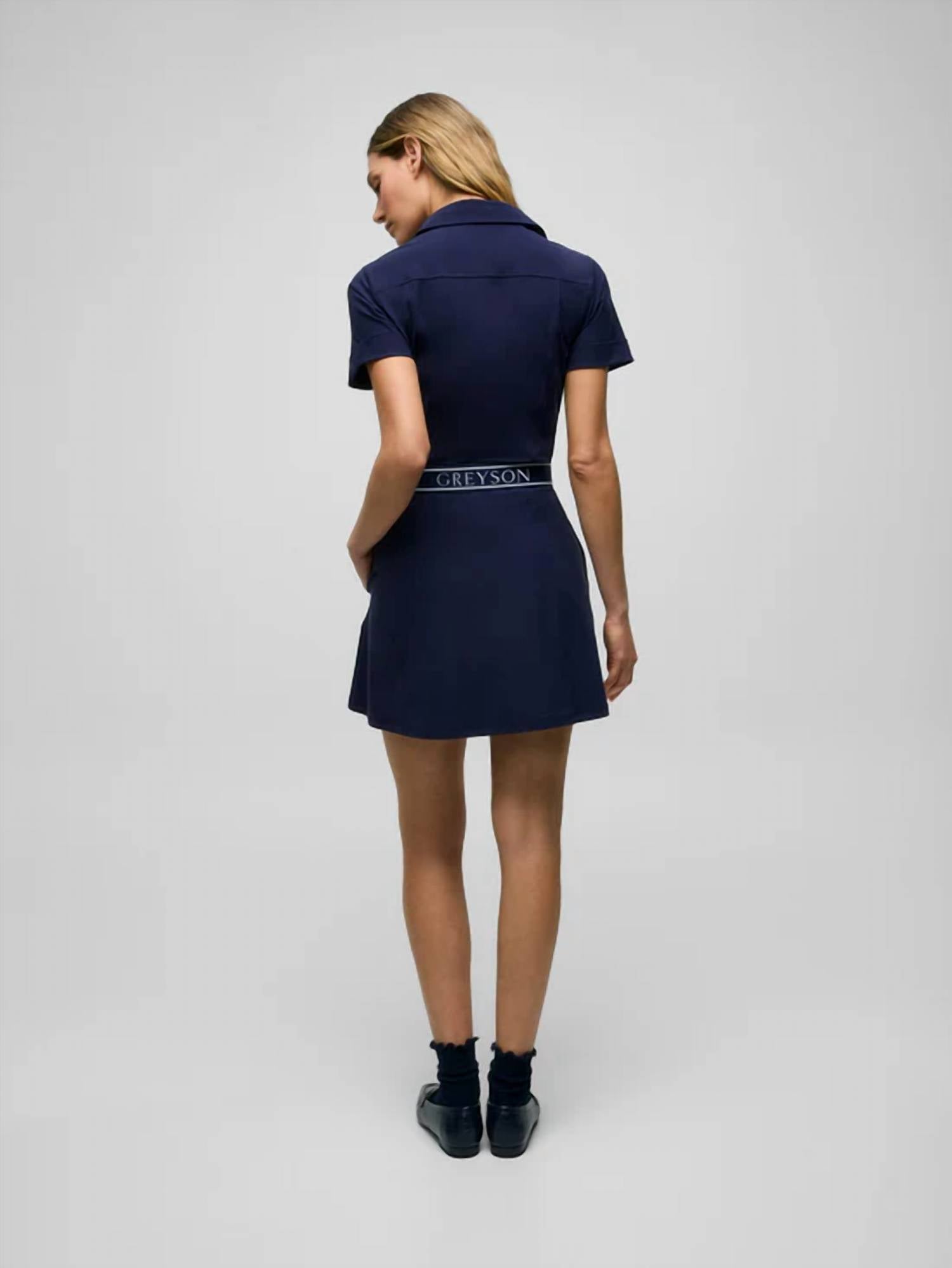 Greyson Clothiers - Phoenix Belted Shirt Dress