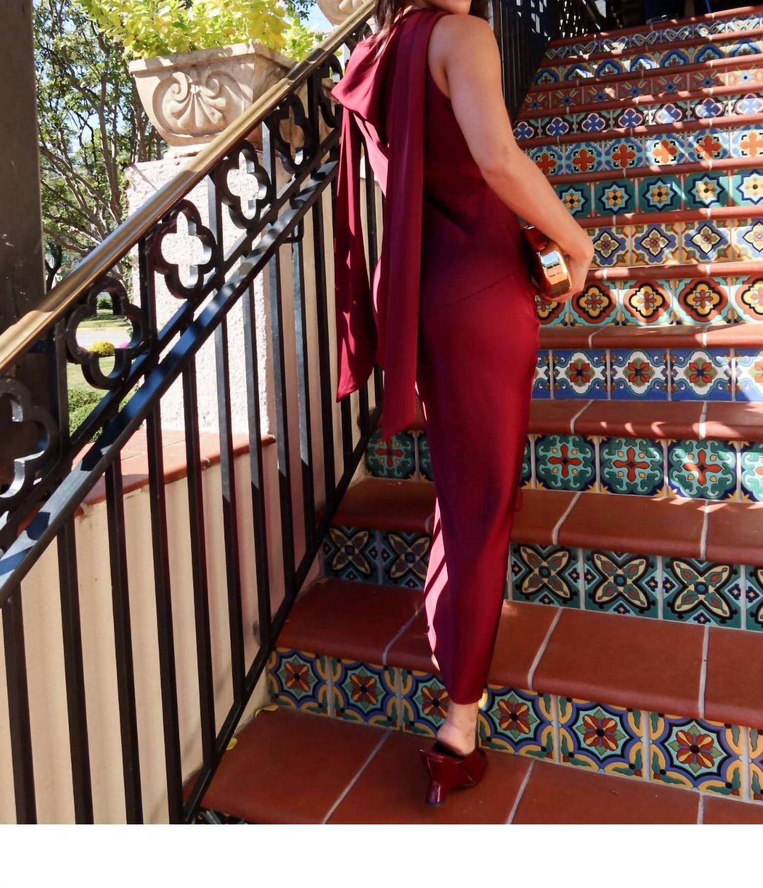 Sadie & Sage - Scarf Maxi Dress