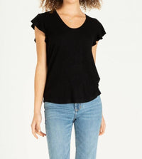 Another Love Jaqui Top in black - women's long sleeve top