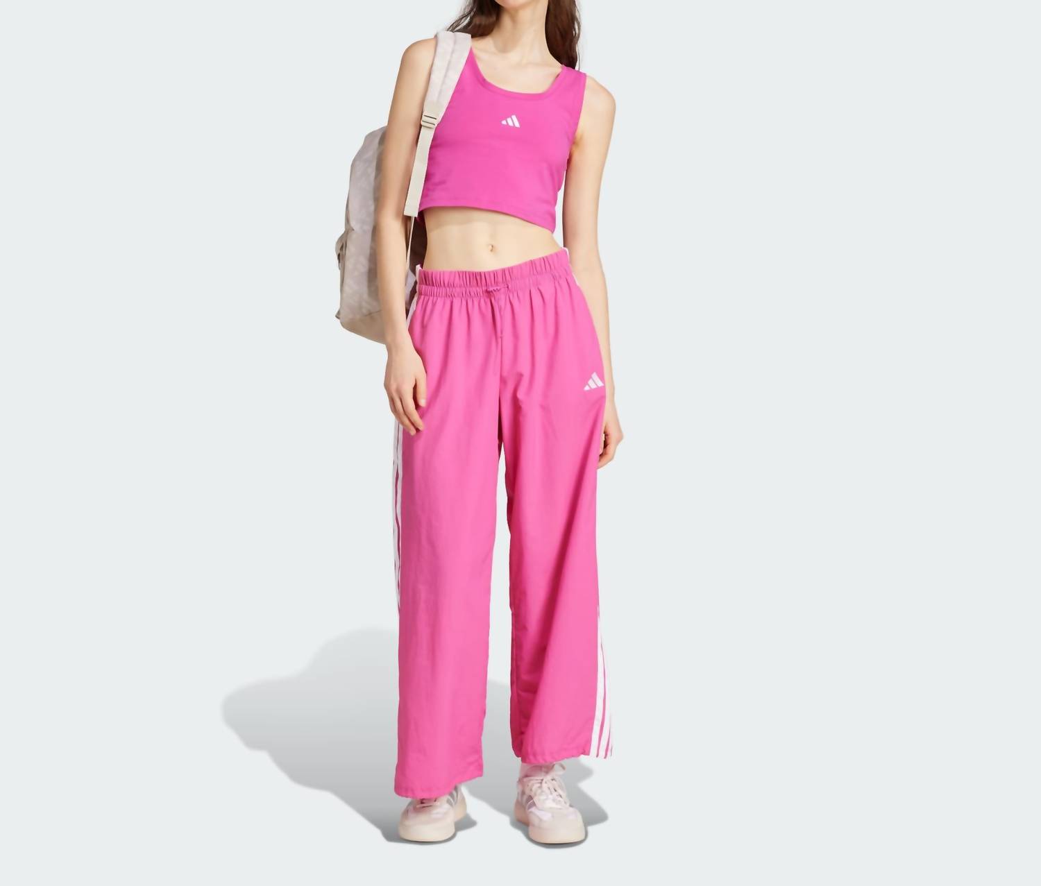Adidas - Performance Essentials 3-stripes Lifestyle Woven Parachute Pants
