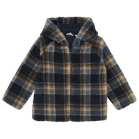 Minymo - Boy's Hooded Jacket With Teddy Lining