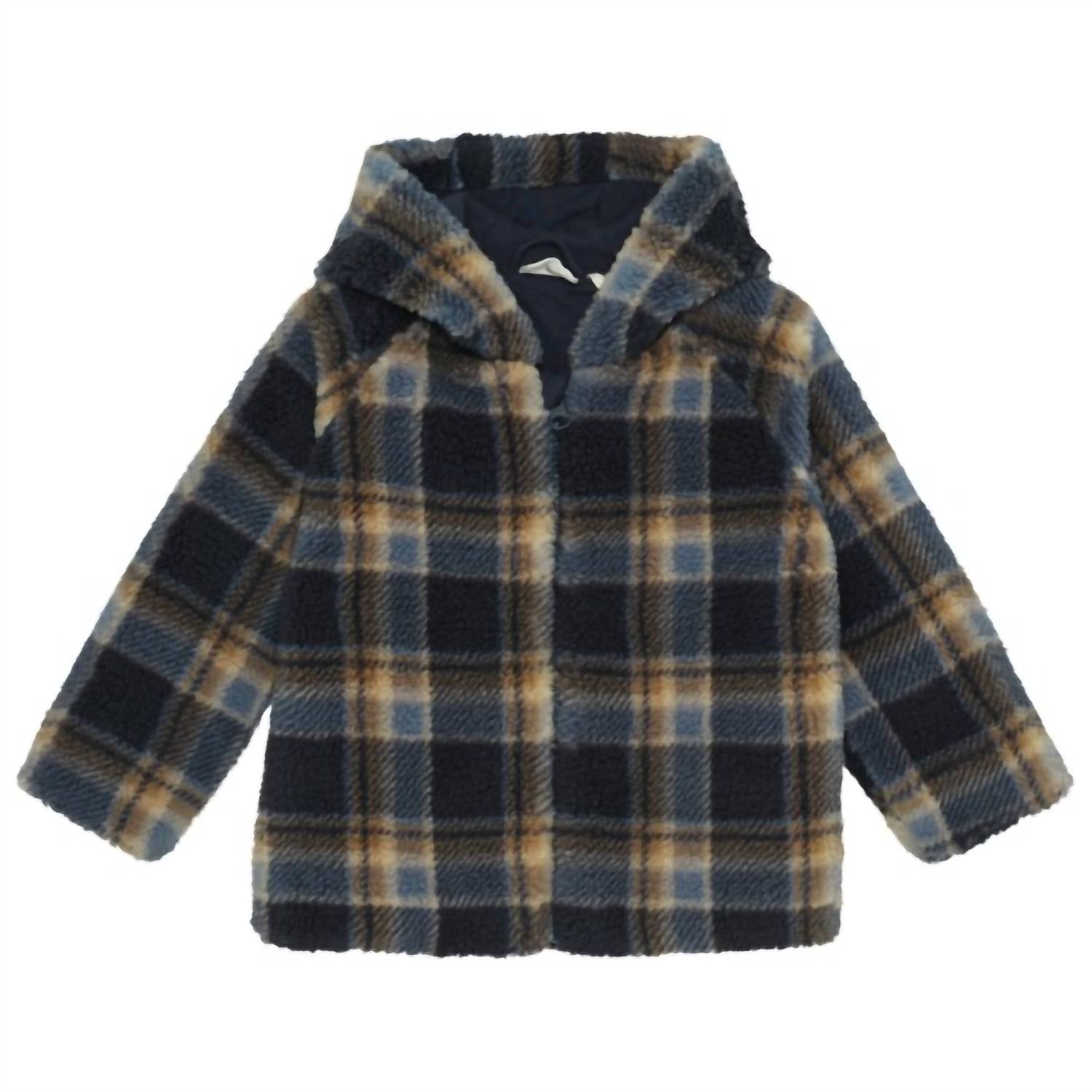 Minymo - Boy's Hooded Jacket With Teddy Lining
