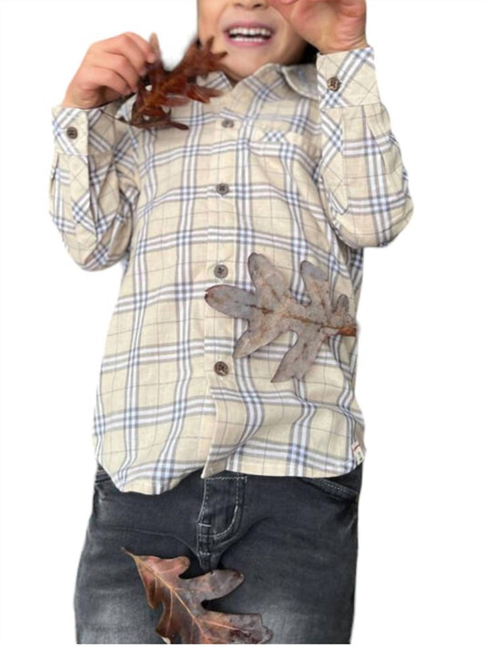 Me & Henry - Boy's Atwood Long Sleeve Woven Shirt