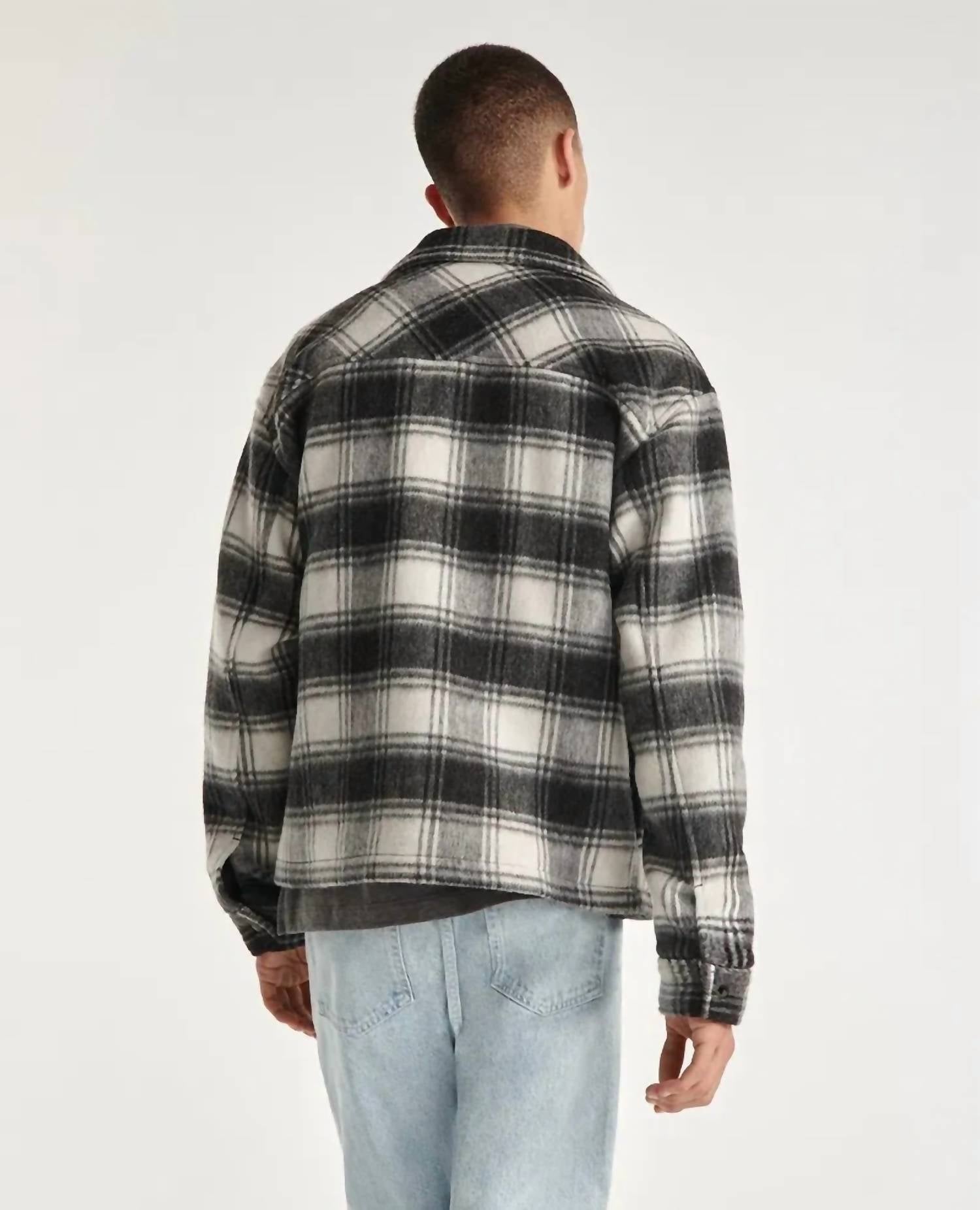 The Kooples - Wool Jacket With Check Motif